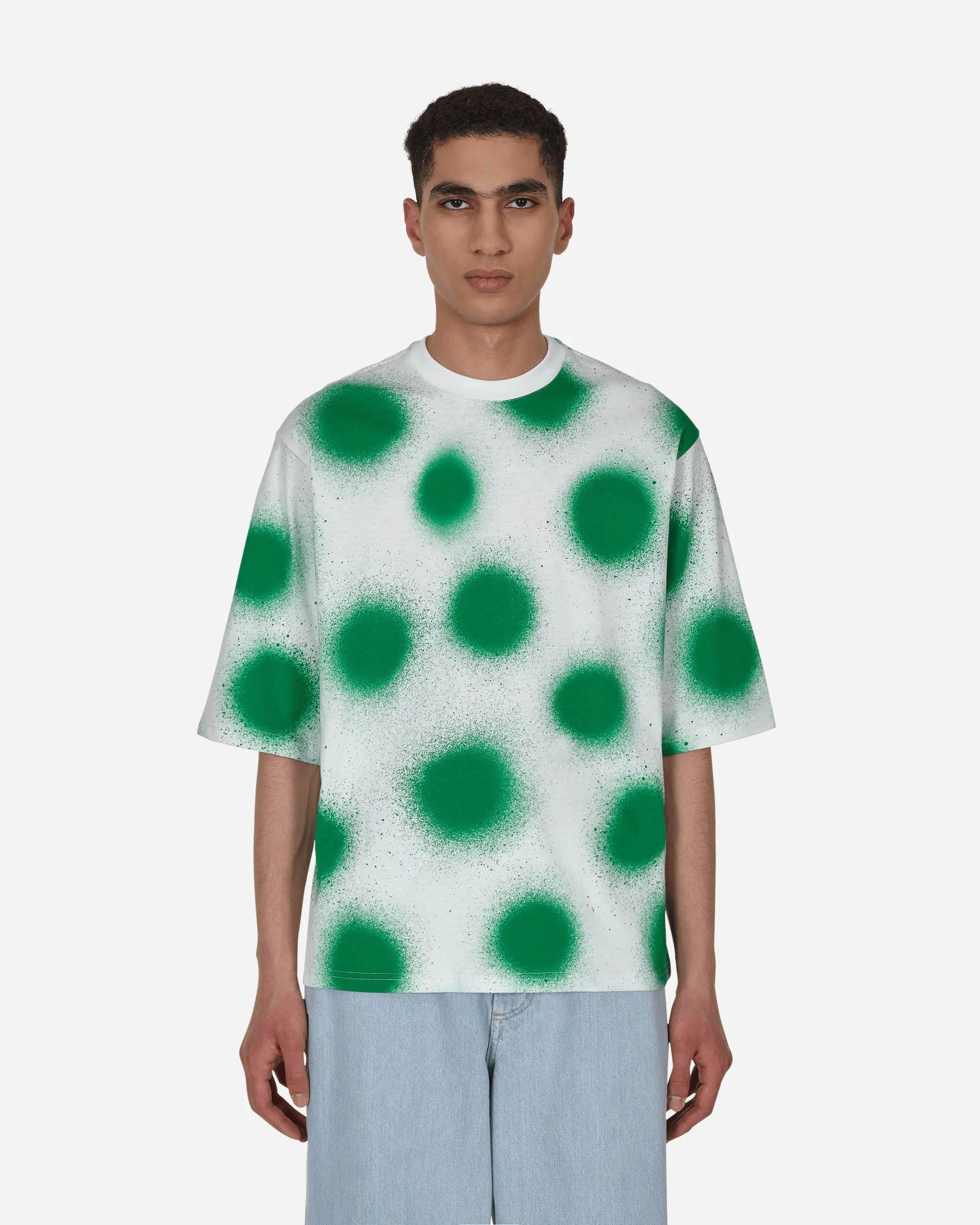 1 T-shirt imprimé Moncler JW Anderson Blanc