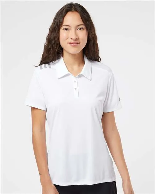 Adidas A325 Polo à épaulettes 3 bandes pour femme