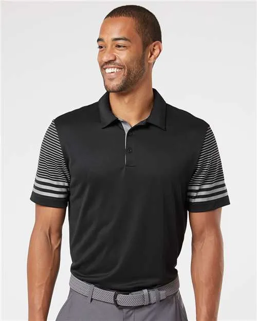 Adidas A490 Polo à manches rayées