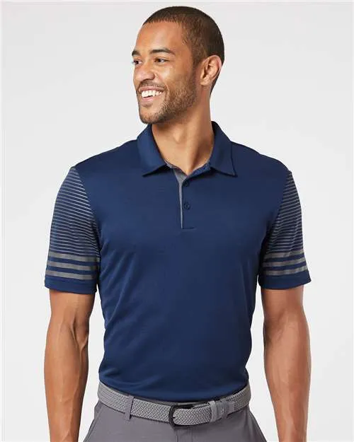 Adidas A490 Polo à manches rayées