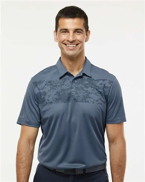 Adidas A585 Polo à impression camouflage sur le torse