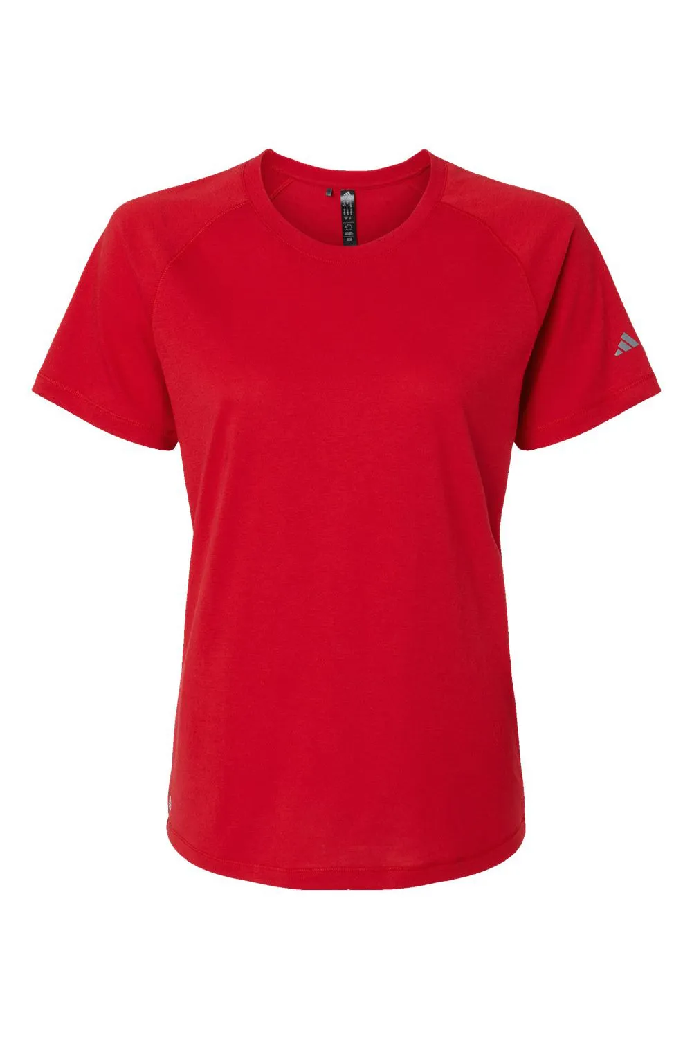 T-shirt à manches courtes pour femmes Adidas - Rouge Puissance