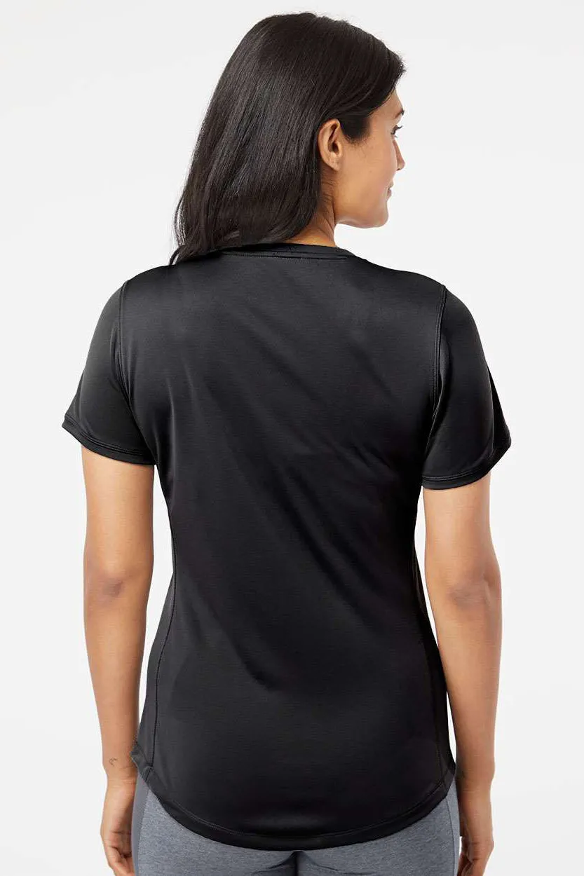 Adidas T-shirt à manches courtes col rond pour femme UPF 50  - Noir
