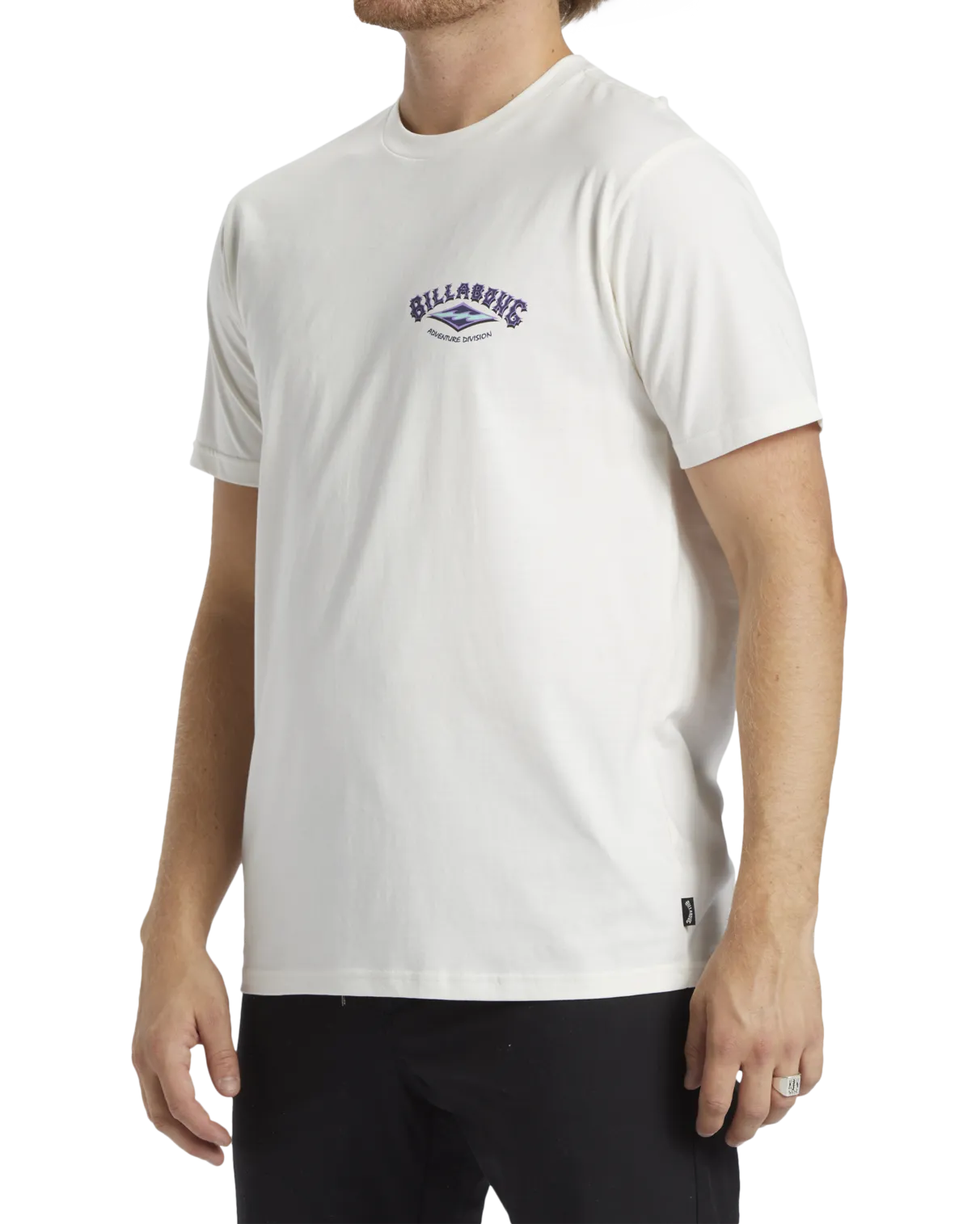 T-shirt Adventure Division Arch en blanc cassé