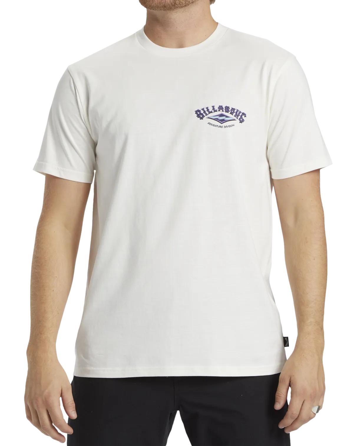 T-shirt Adventure Division Arch en blanc cassé