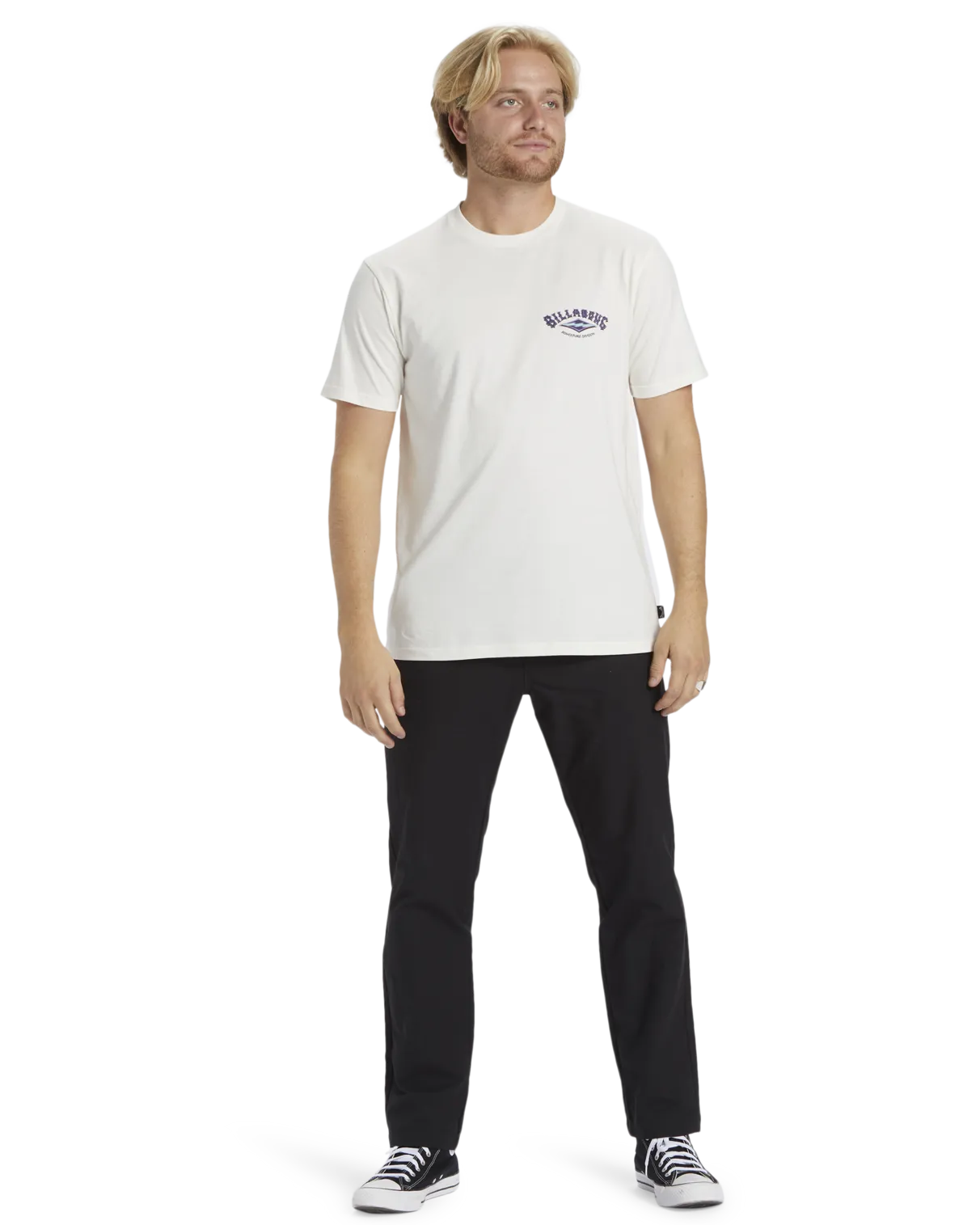 T-shirt Adventure Division Arch en blanc cassé