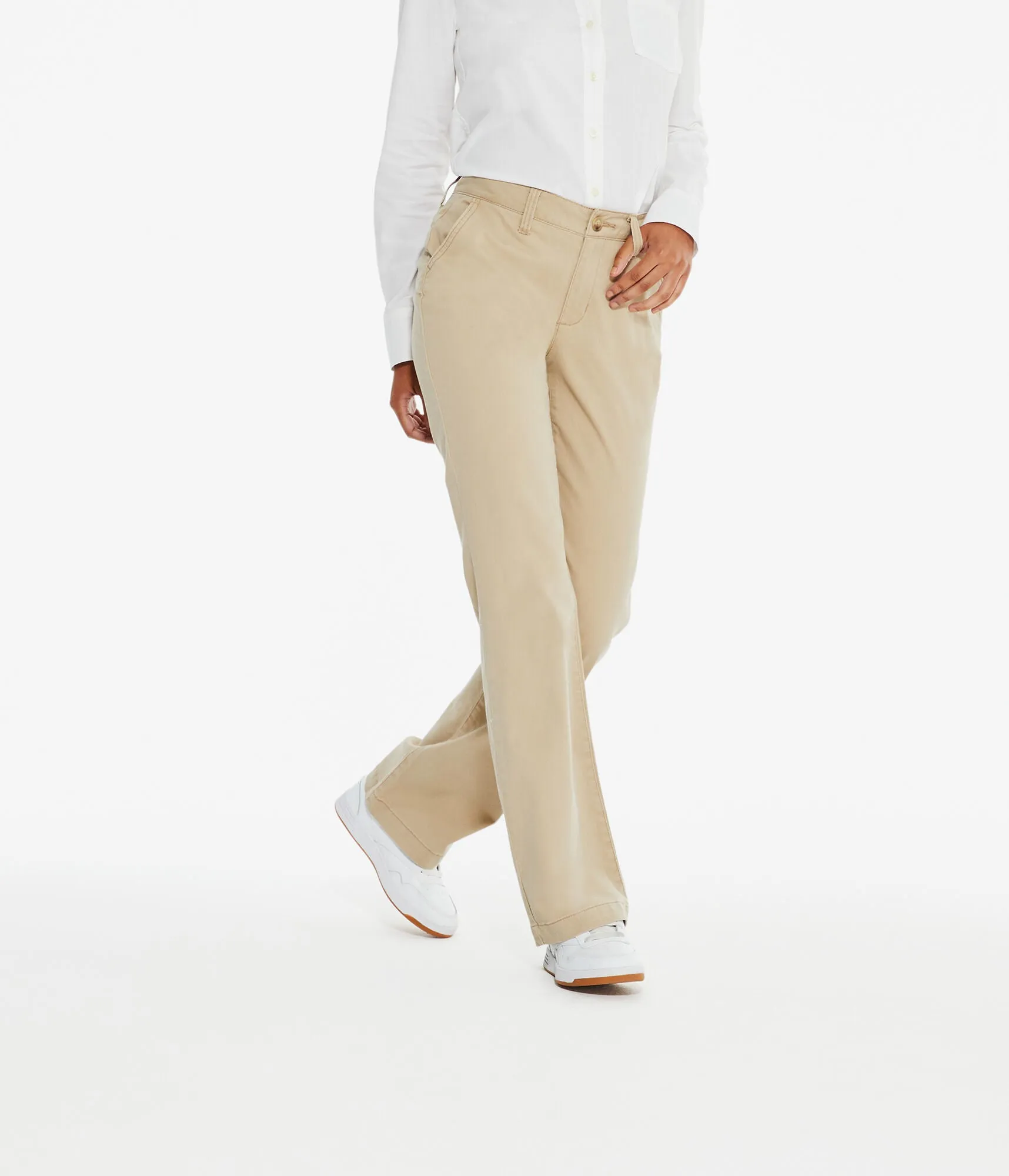 Pantalon classique en twill pour femmes Aeropostale