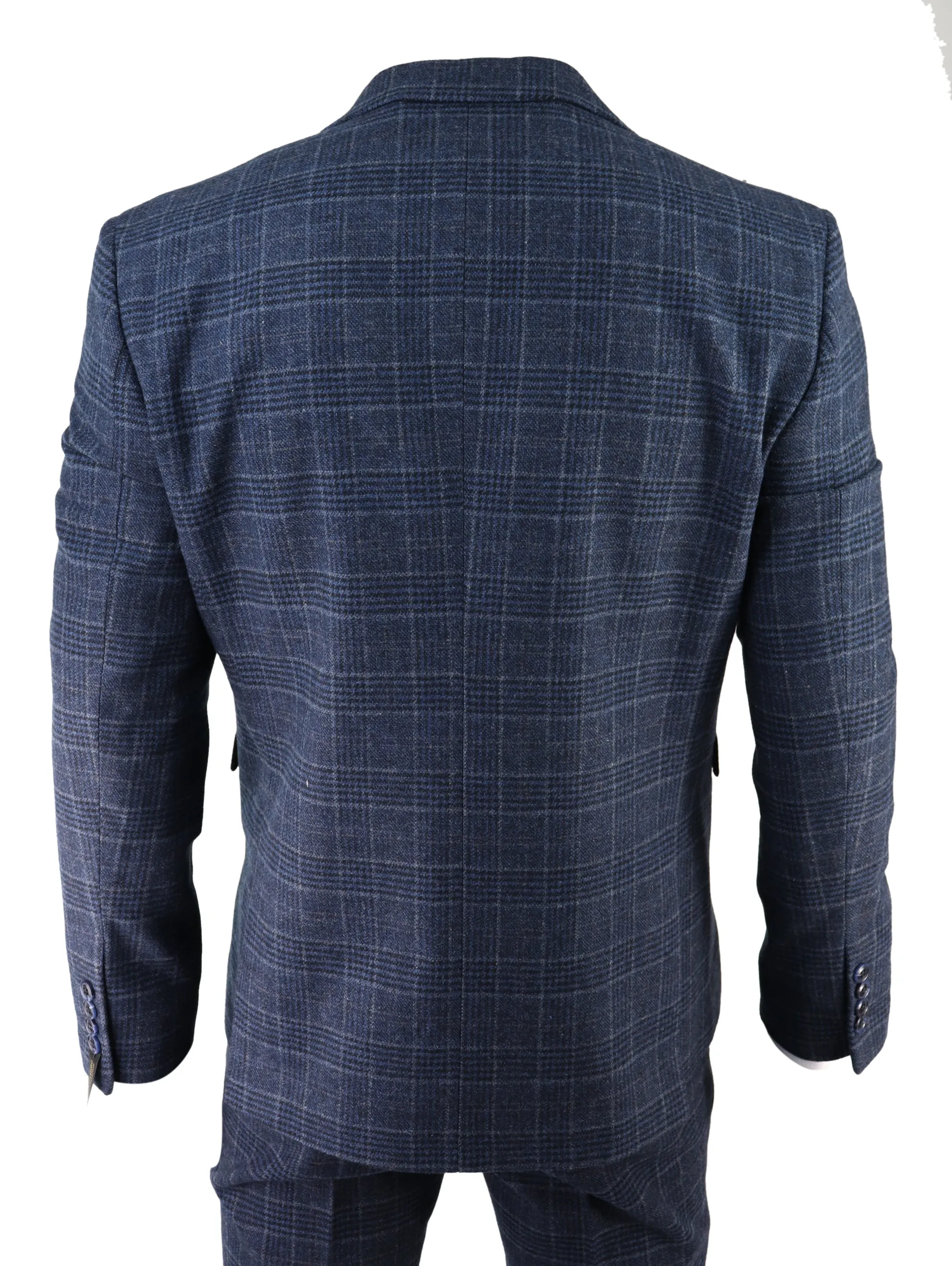 Costume 3 pièces AK-13 en tweed chevron