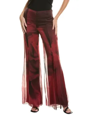 Pantalon en soie Alberta Ferretti