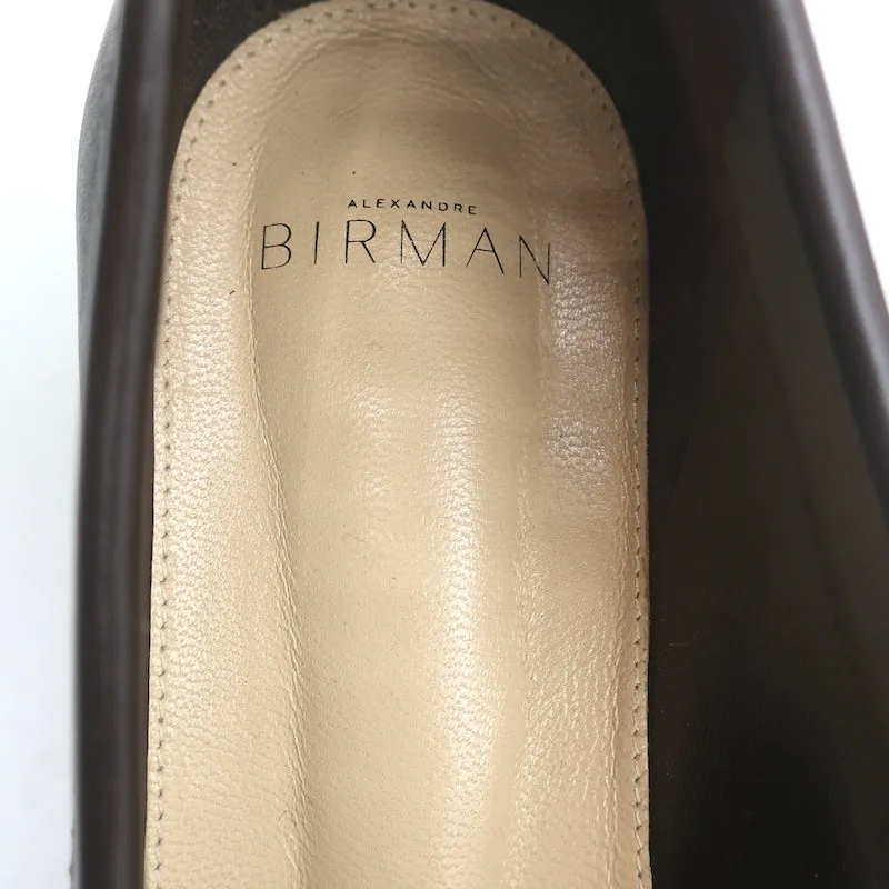 Alexandre Birman Vicky Loafers Cuir Marron Foncé Taille 38.5