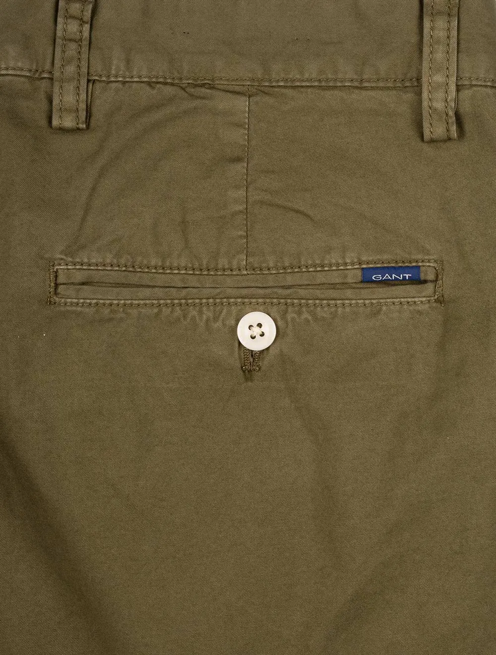 Allister Short Regular Fit Délavé Vert Course
