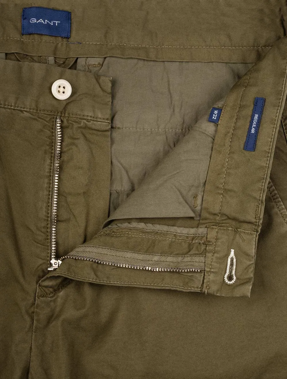 Allister Short Regular Fit Délavé Vert Course