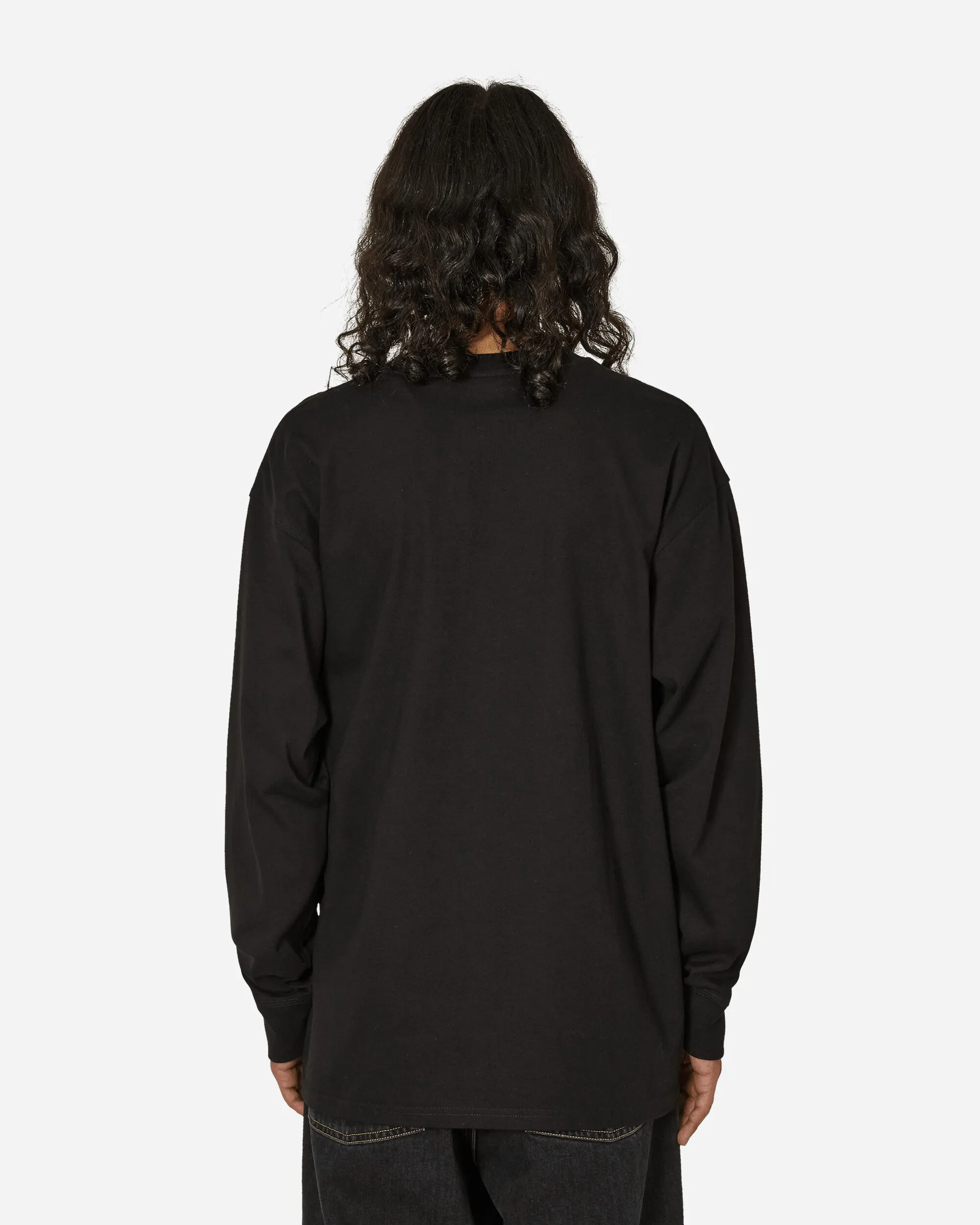 T-shirt manches longues American Script Noir