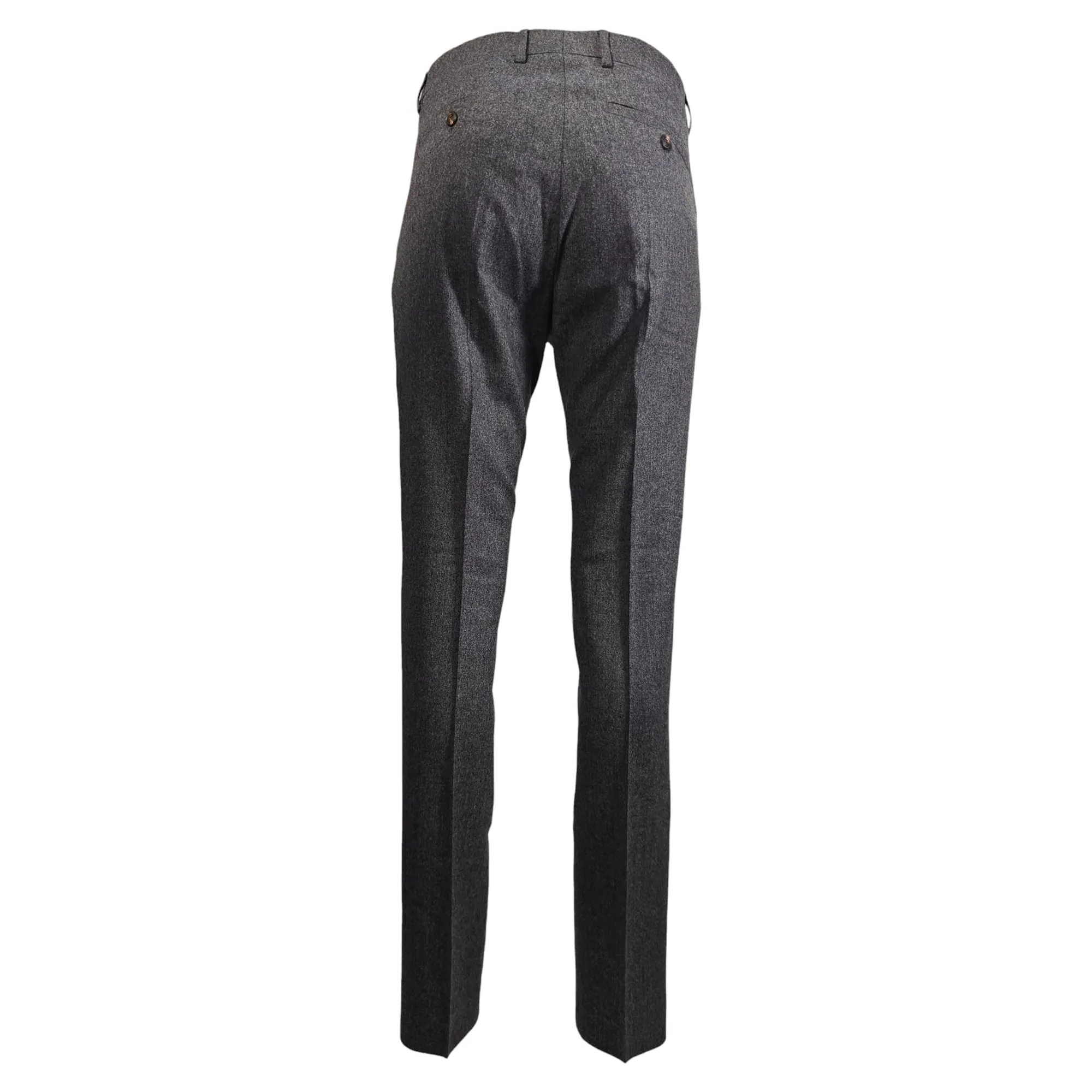 Pantalon Slim-Fit Ami en Laine Grise