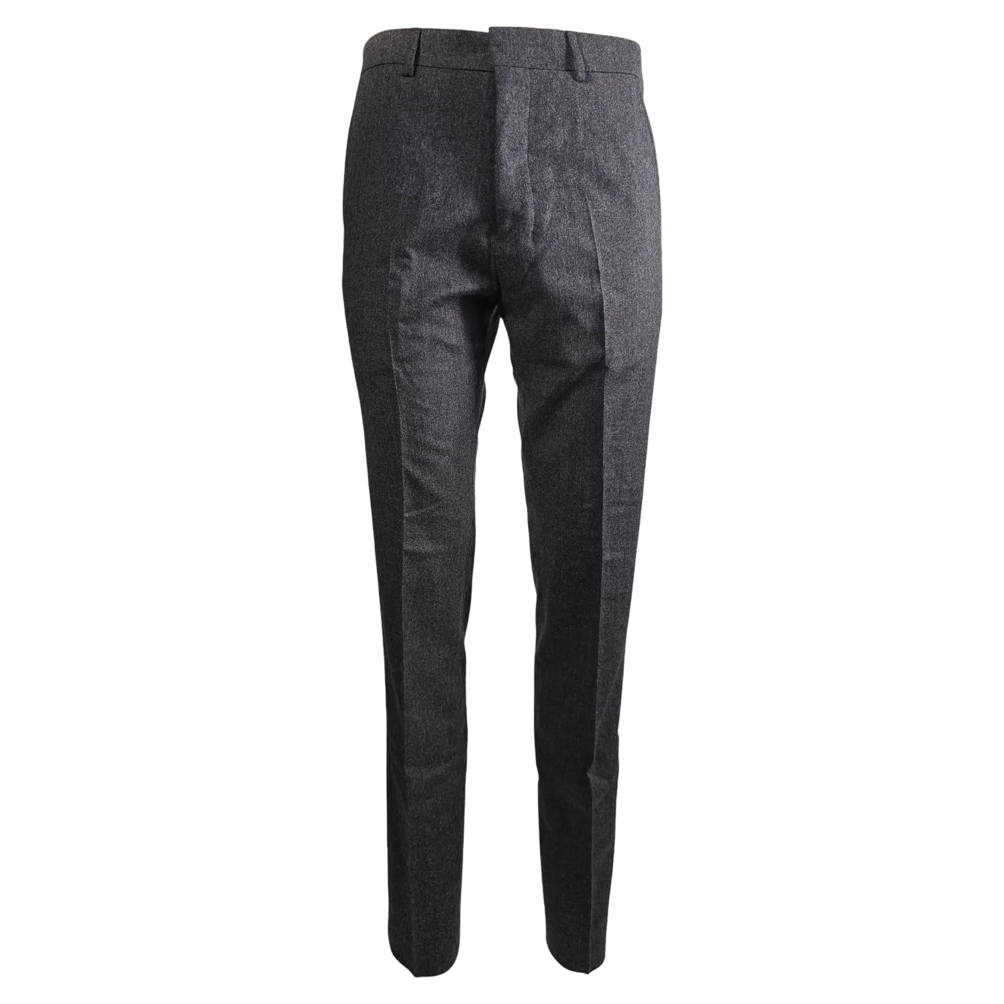 Pantalon Slim-Fit Ami en Laine Grise