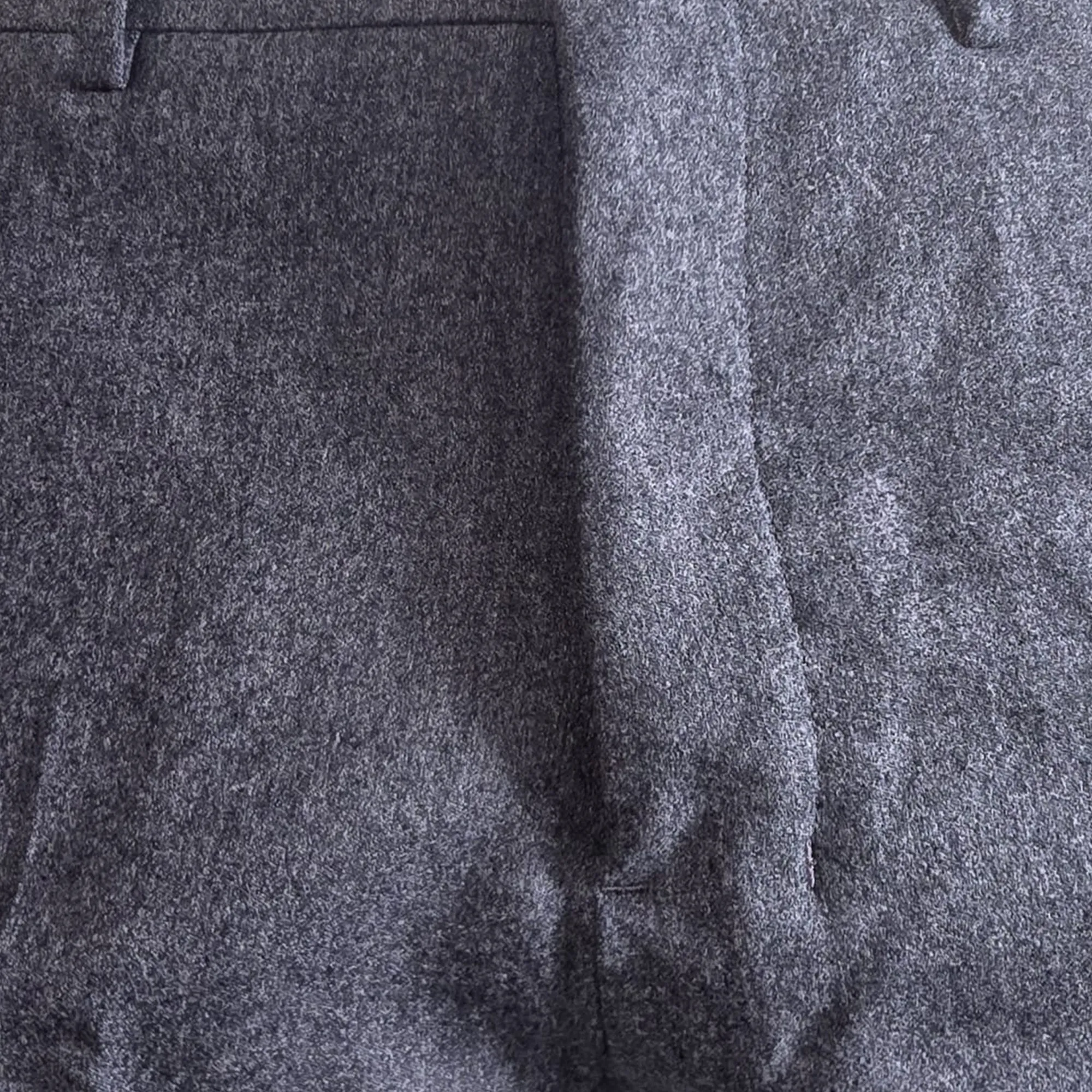 Pantalon Slim-Fit Ami en Laine Grise
