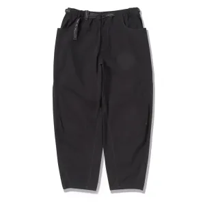 And Wander Pantalon Large en Tissu High Count Noir