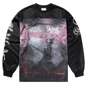 T-shirt manches longues Aries Ramscape Airtex Noir
