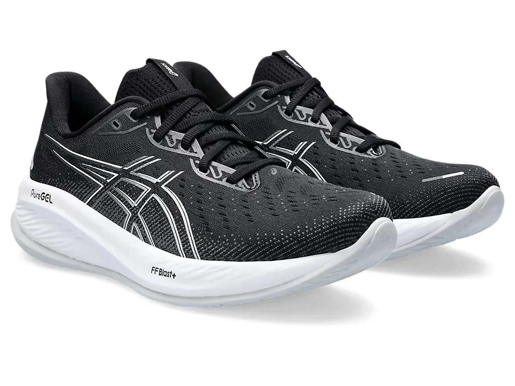 ASICS Chaussures de Running Homme Gel Cumulus 26 Wide - Noir/Béton (1011B793-002)