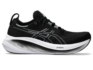 Asics Chaussures de Running Homme Gel Nimbus 26 Extra Large - Noir/Gris Graphite (1011B796-001)