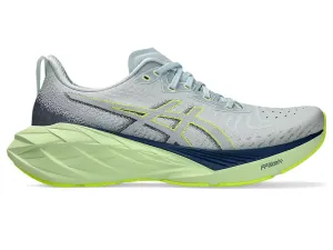 Asics Novablast 4 pour Homme - Gris Frais/Étendue Bleue (1011B693-022) Asics Chaussures de Course