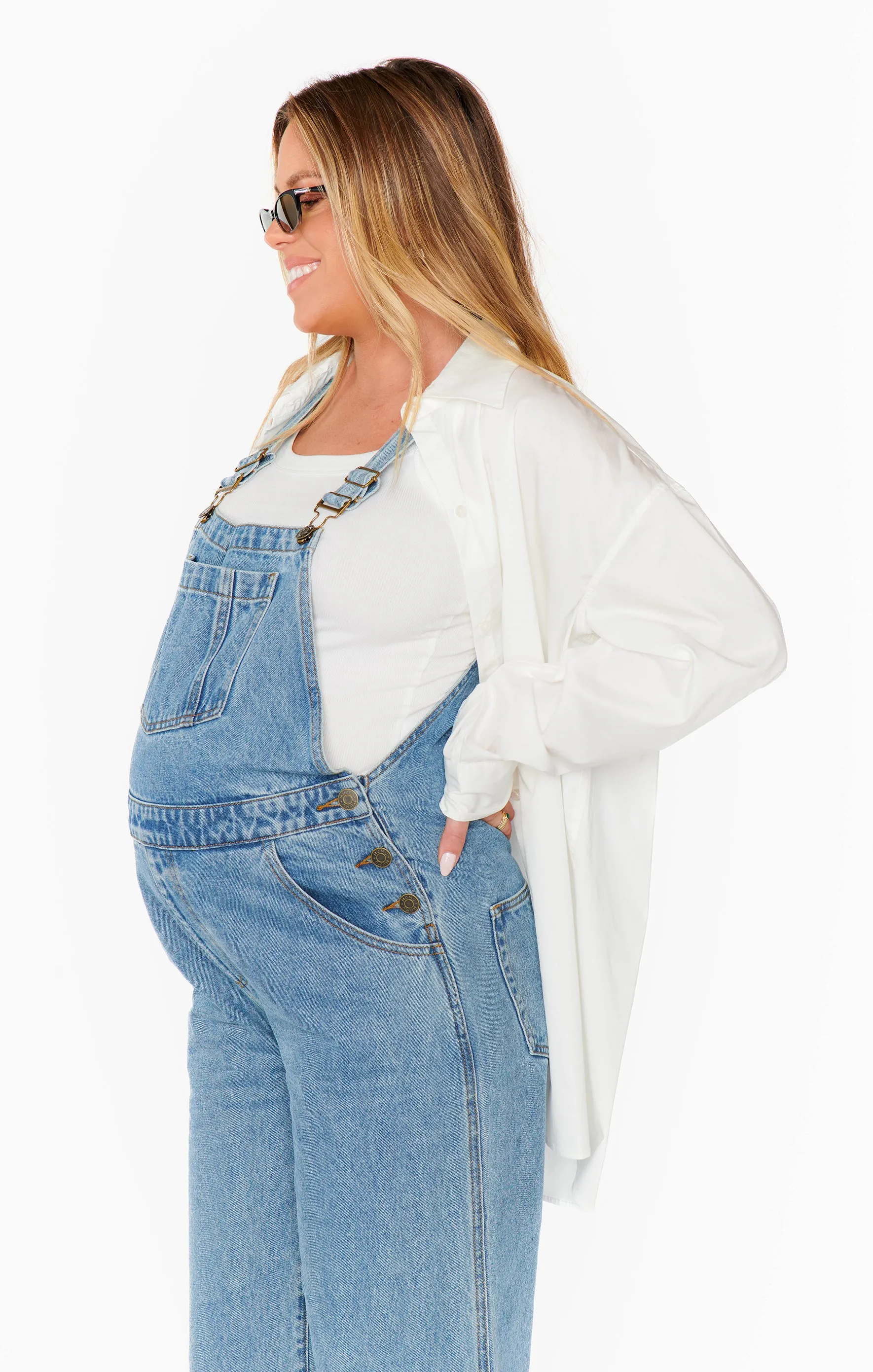 Chemise boutonnée Banks ~ Popeline blanche