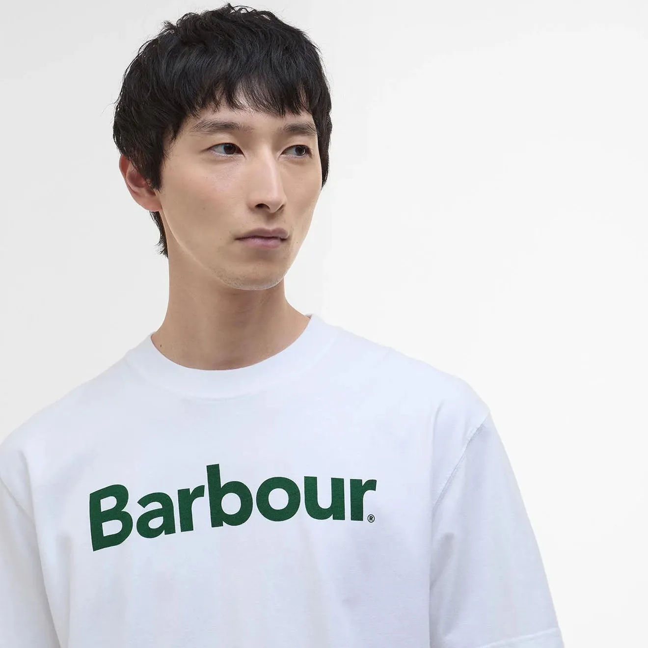 T-shirt Barbour Pensford Blanc