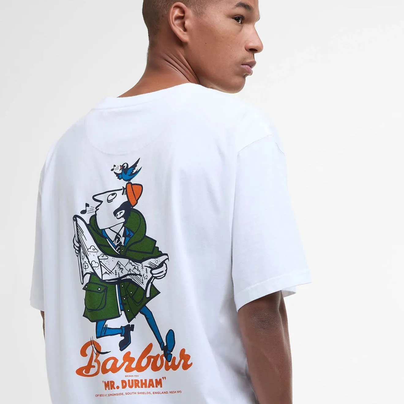 Barbour T-shirt Graphique Régence Blanc