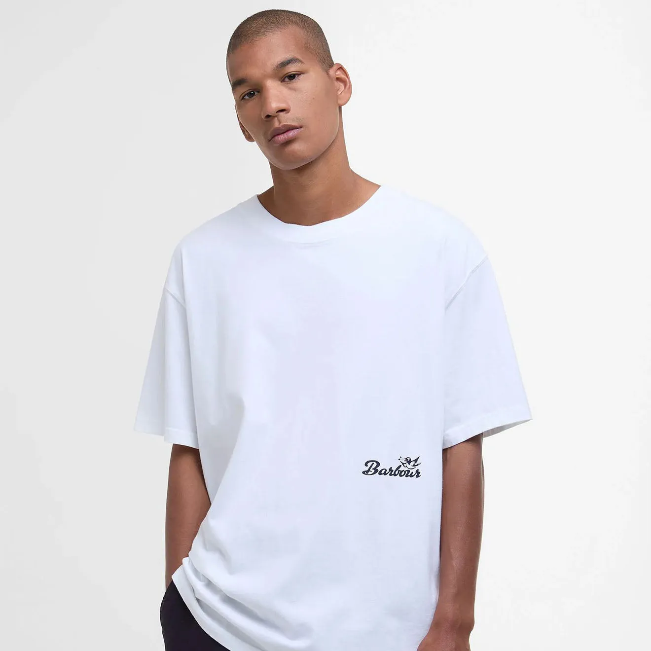Barbour T-shirt Graphique Régence Blanc