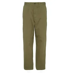 Barbour Pantalon décontracté en sergé stretch lavé Olive