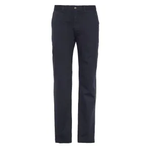 Barbour Pantalon ajusté en sergé stretch lavé Bleu marine foncé