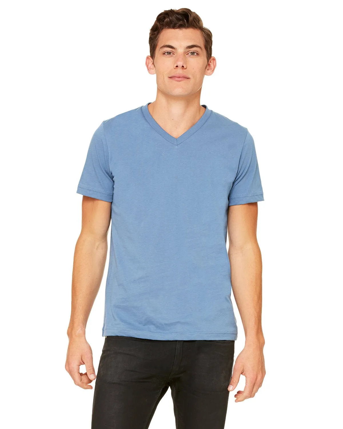 Bella   Canvas 3005 T-shirt col en V unisexe à manches courtes en jersey