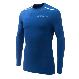 Beretta Flash Sous-vêtement Sans Couture Manches Longues Marine / Bleu Beretta