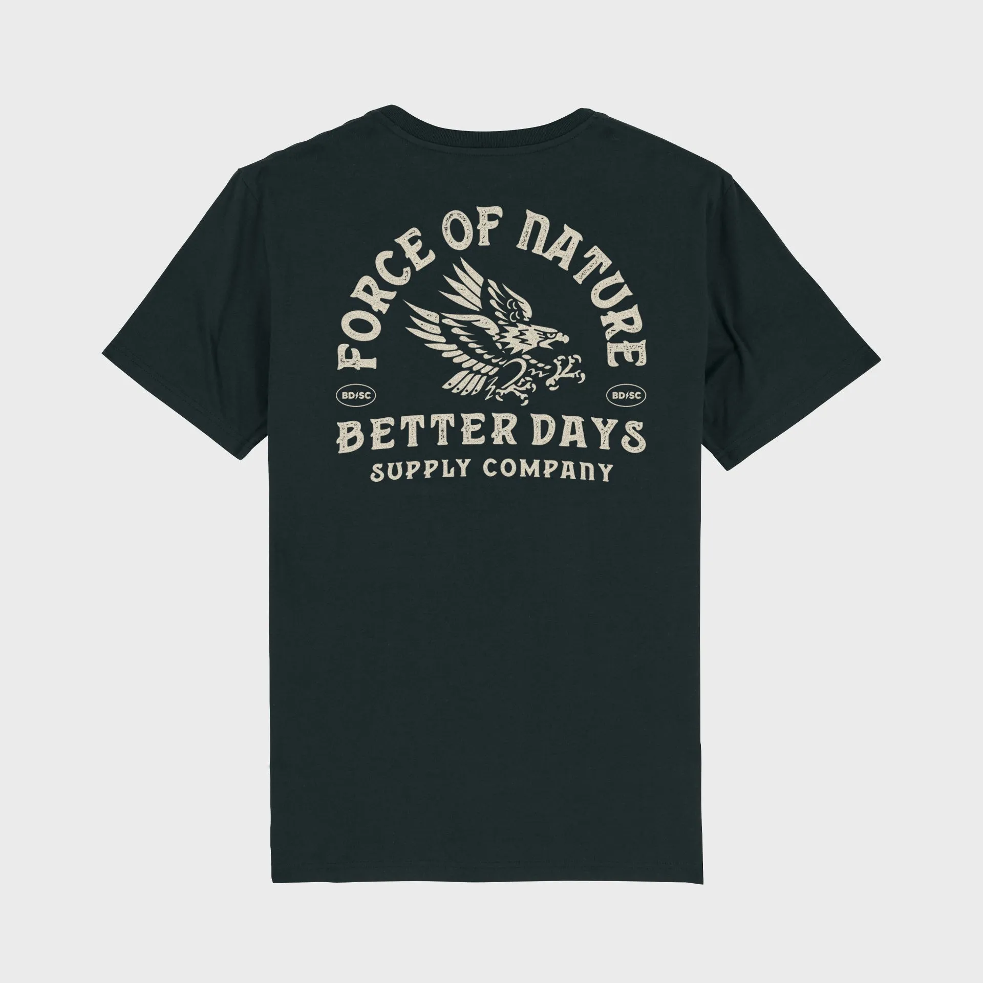 T-Shirt Unisexe Better Days Force of Nature - Noir
