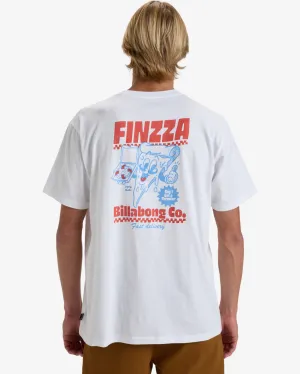 T-shirt Billabong Hommes Pause Déjeuner - Blanc