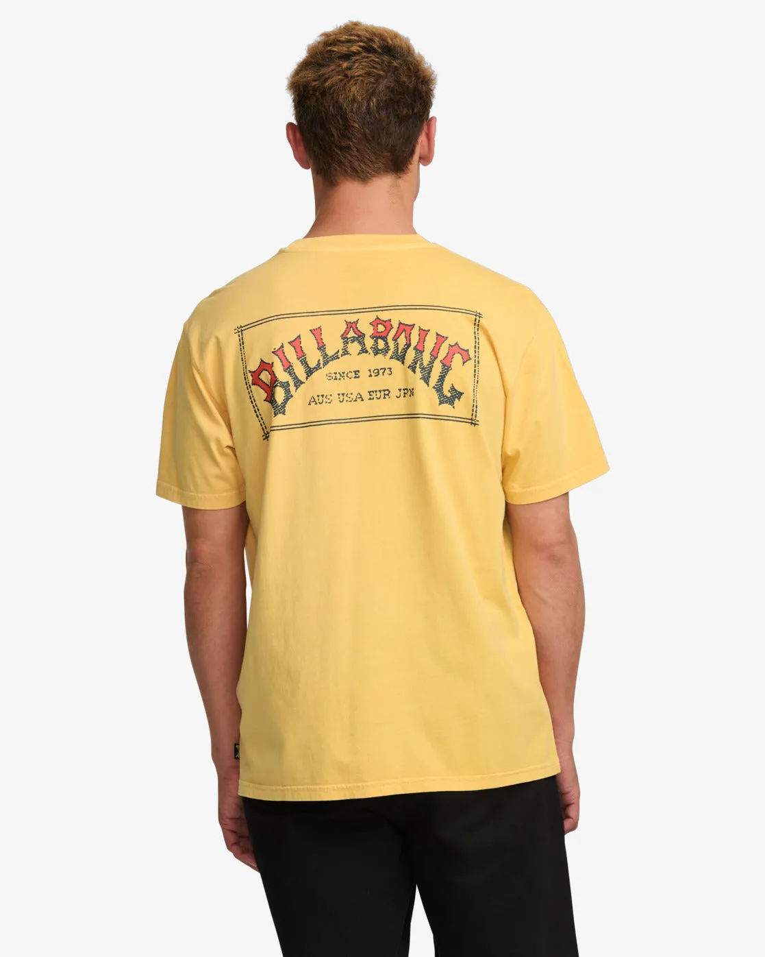 T-shirt Premium Original Arch pour Hommes Billabong - Or Vintage