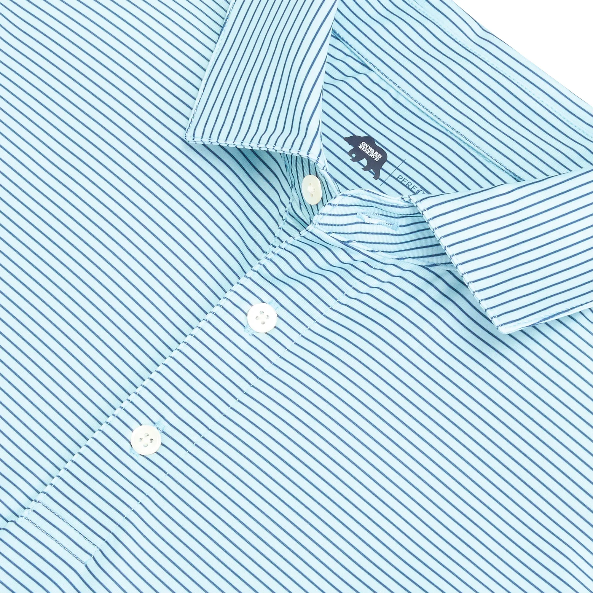 Polo de Performance Birdie Stripe - Canal Hollandais