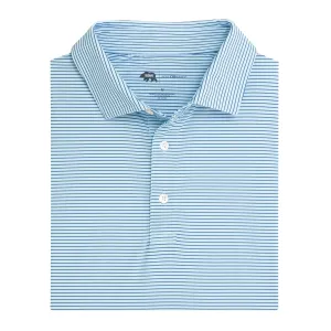 Polo de Performance Birdie Stripe - Canal Hollandais