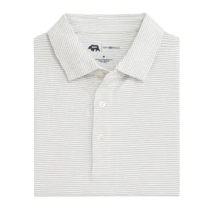 Polo de Performance Birdie Stripe - Gris Mirage