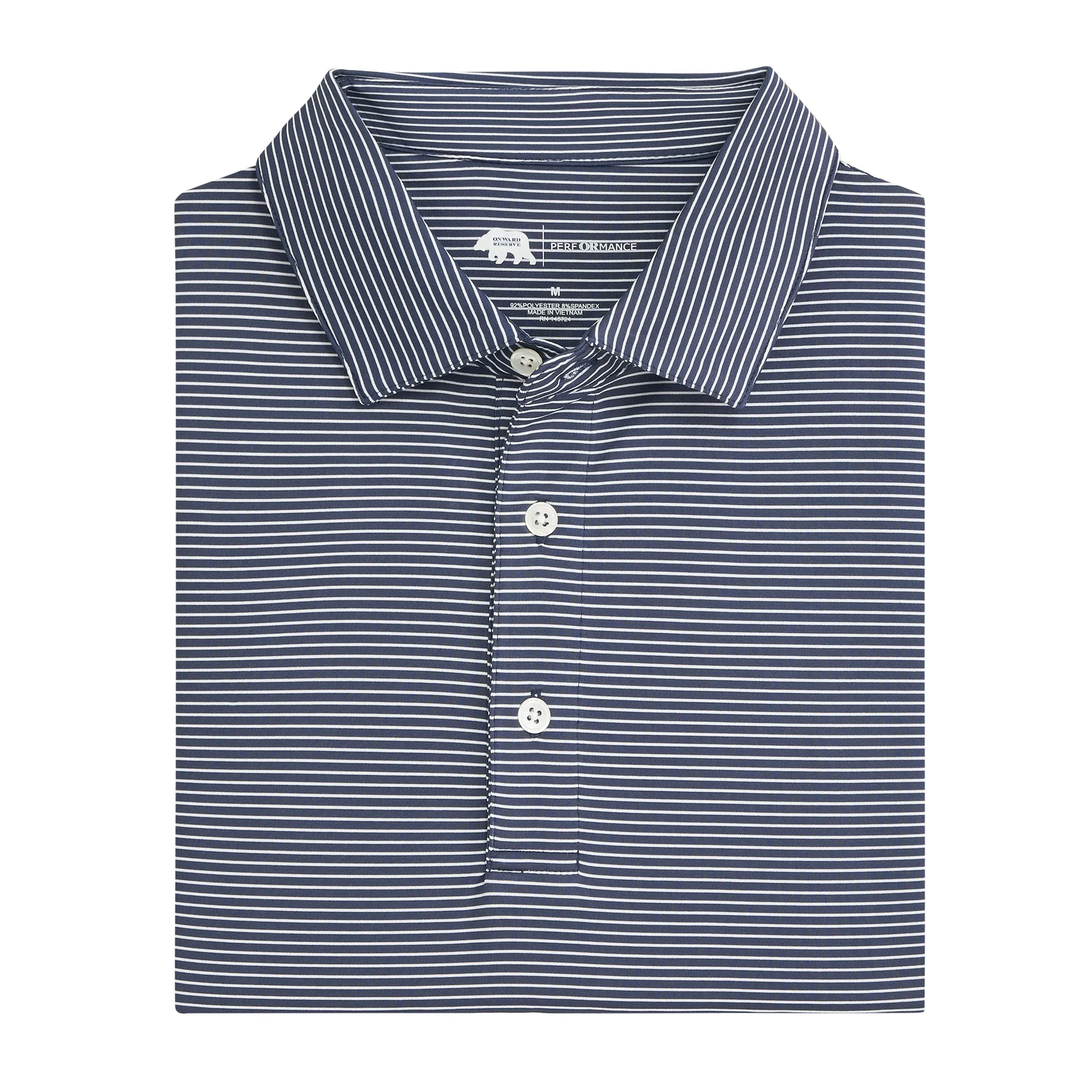 Polo de Performance Birdie Stripe