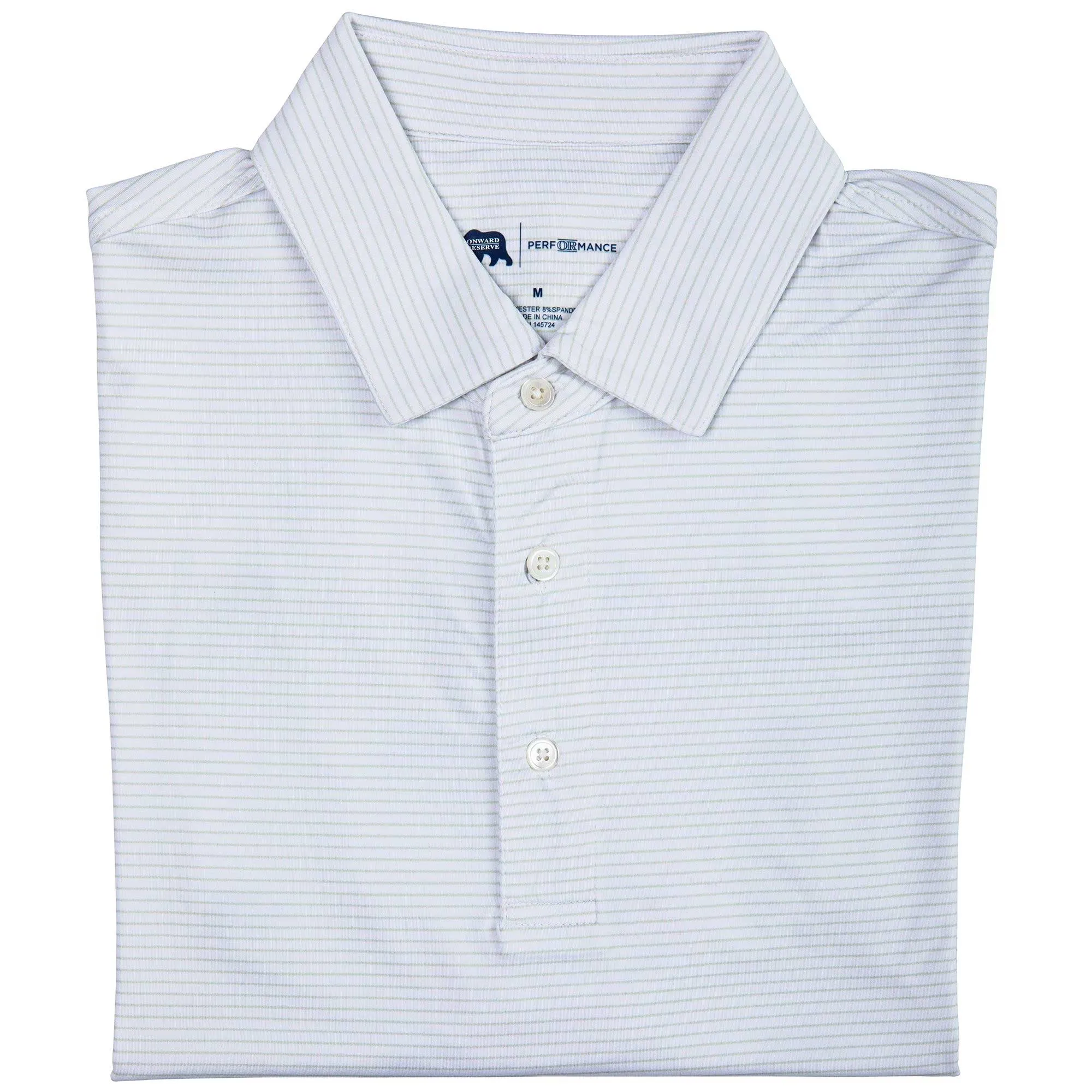 Polo de Performance Birdie Stripe