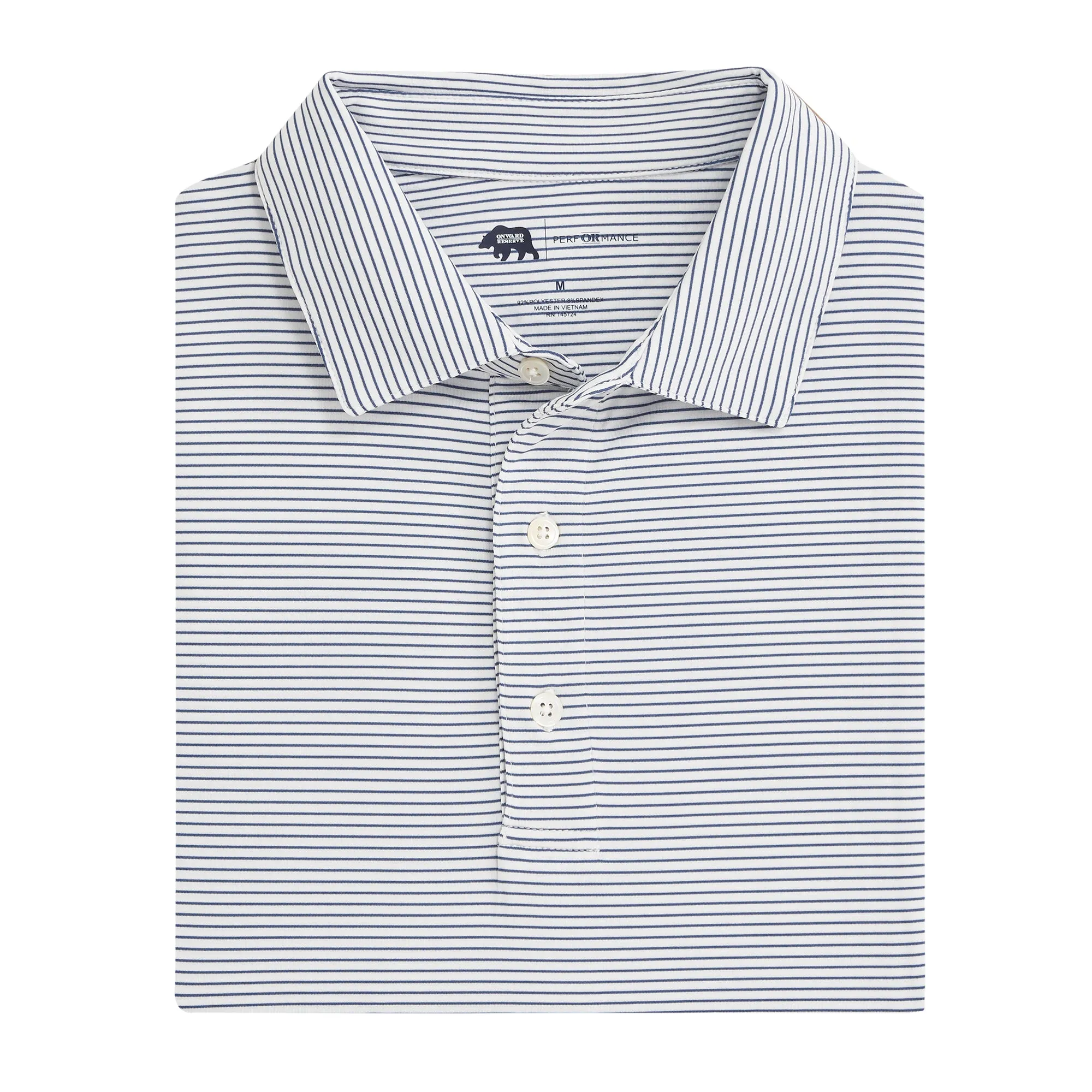 Polo de Performance Birdie Stripe