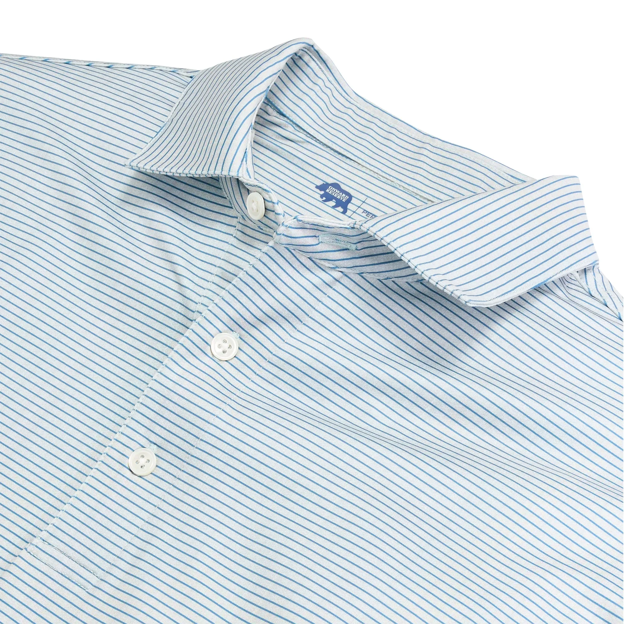 Polo de Performance Birdie Stripe
