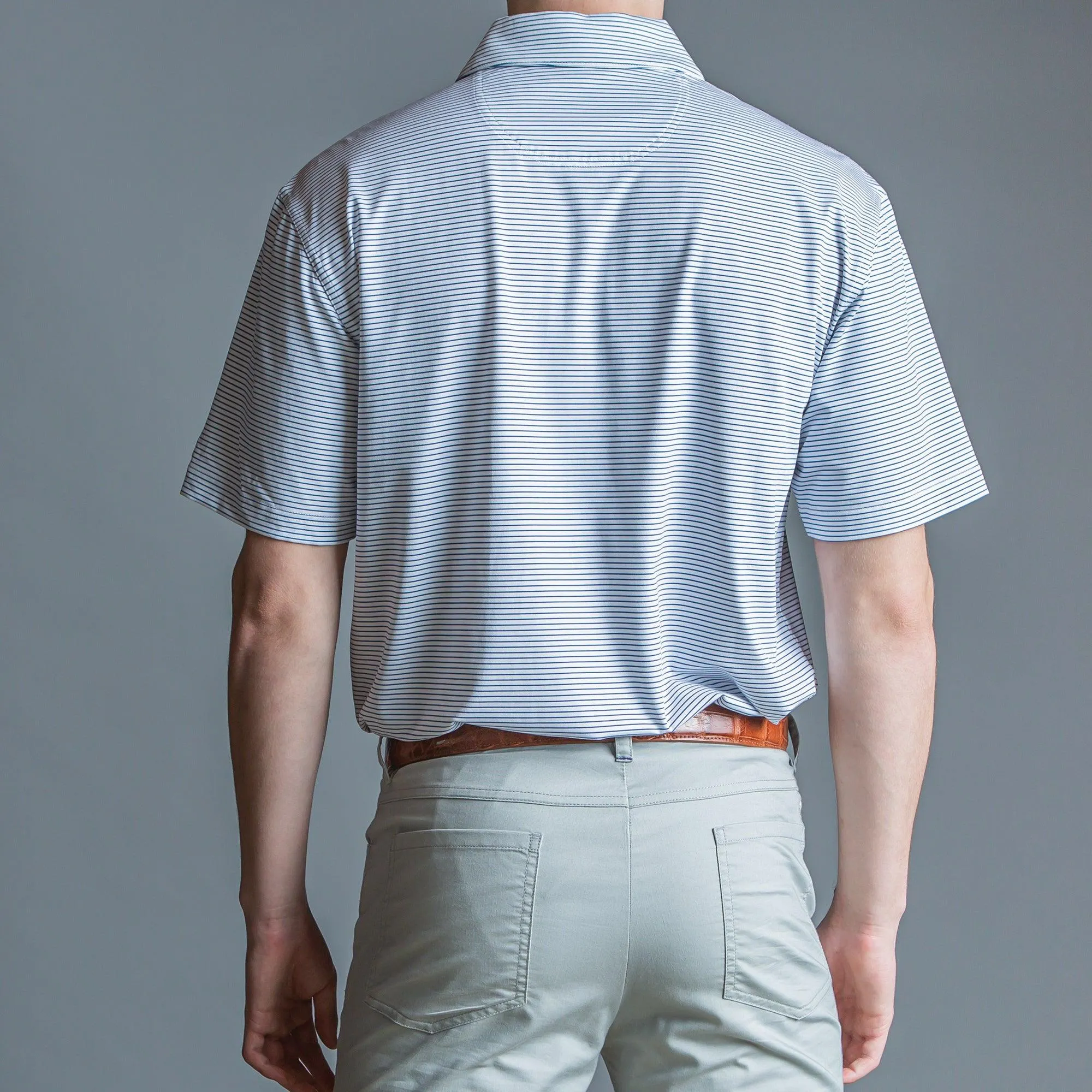 Polo de Performance Birdie Stripe