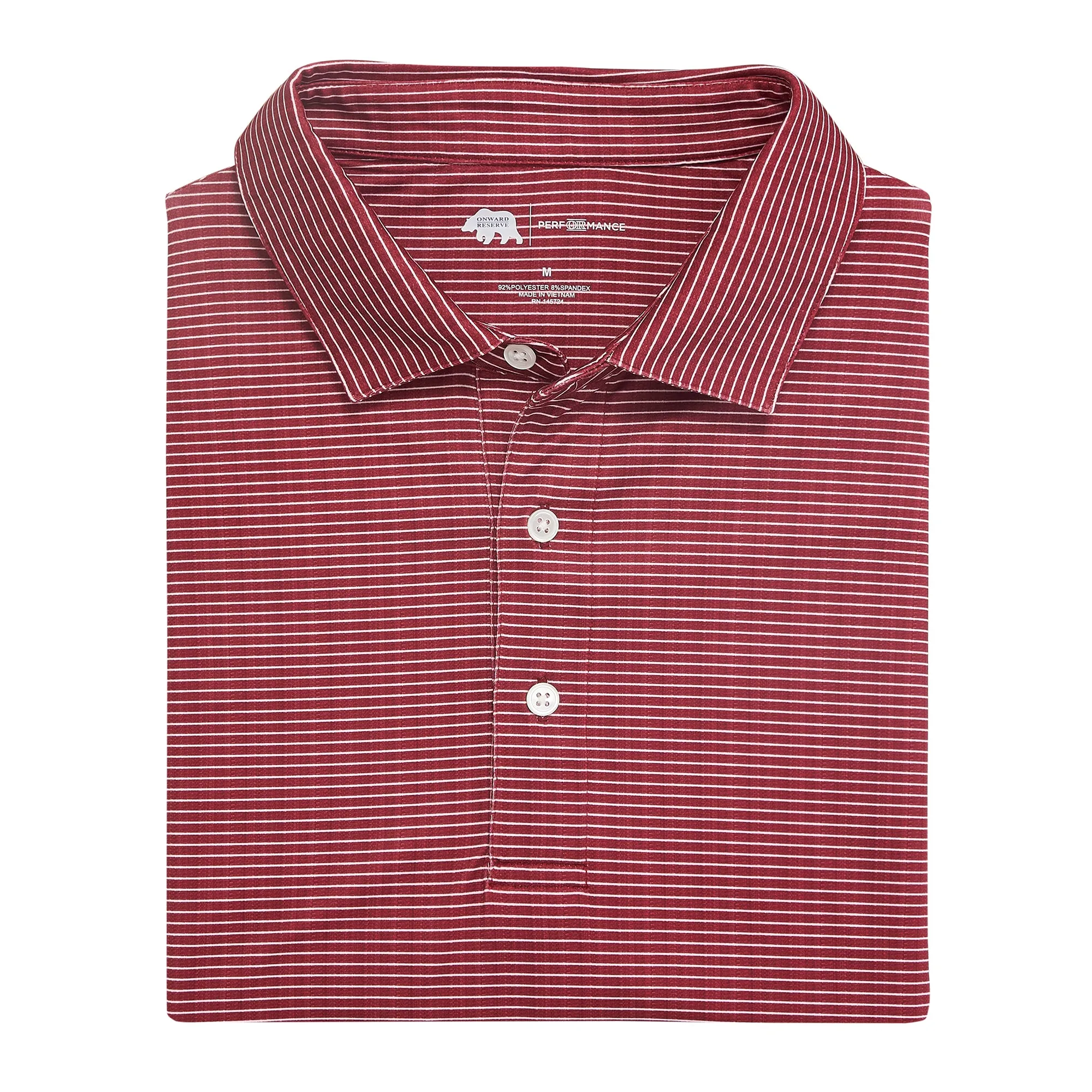 Polo de Performance Birdie Stripe