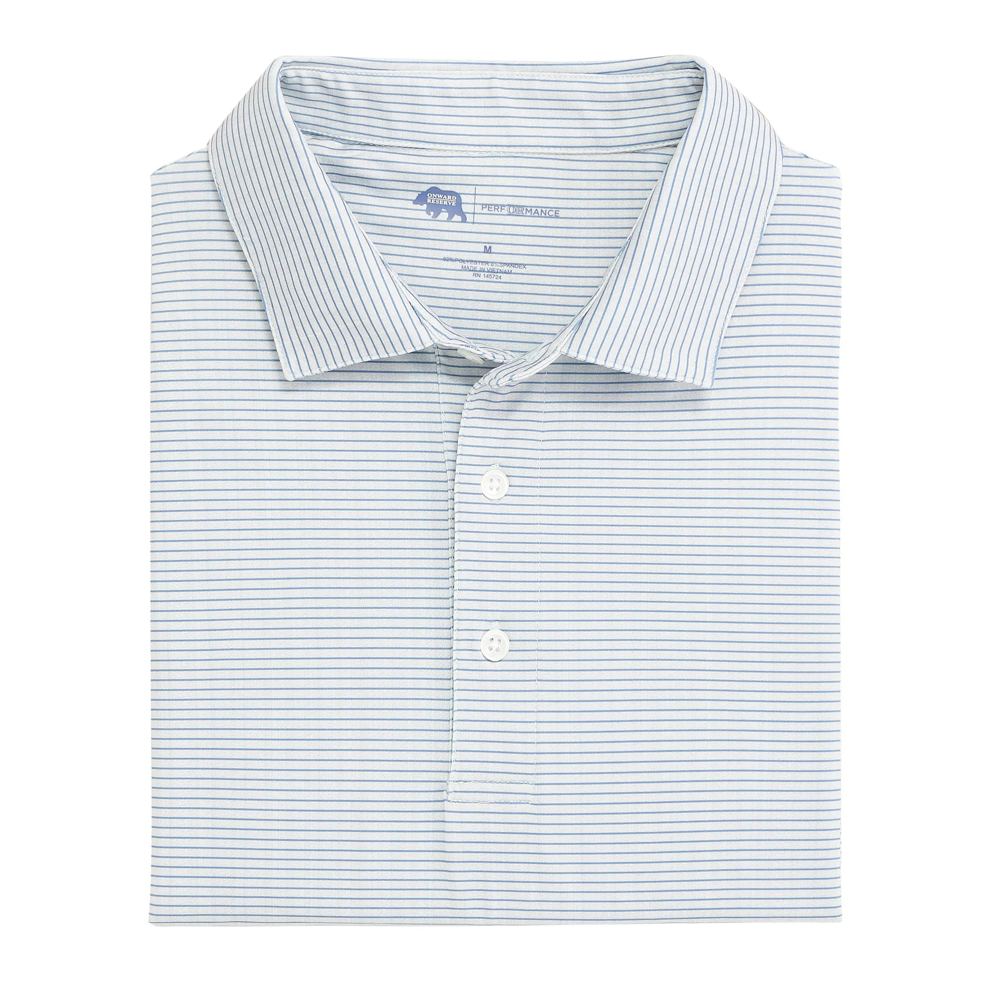 Polo de Performance Birdie Stripe