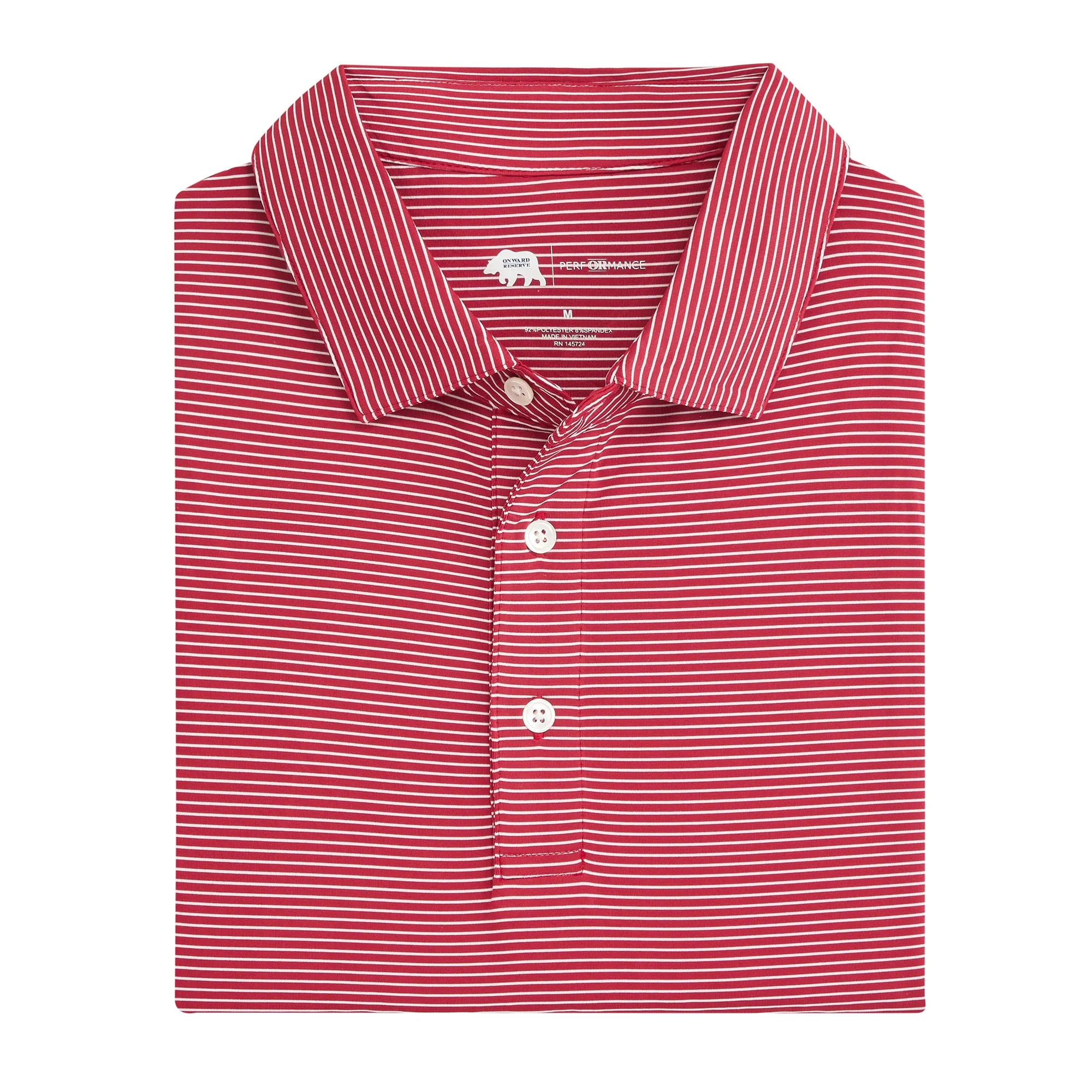 Polo de Performance Birdie Stripe