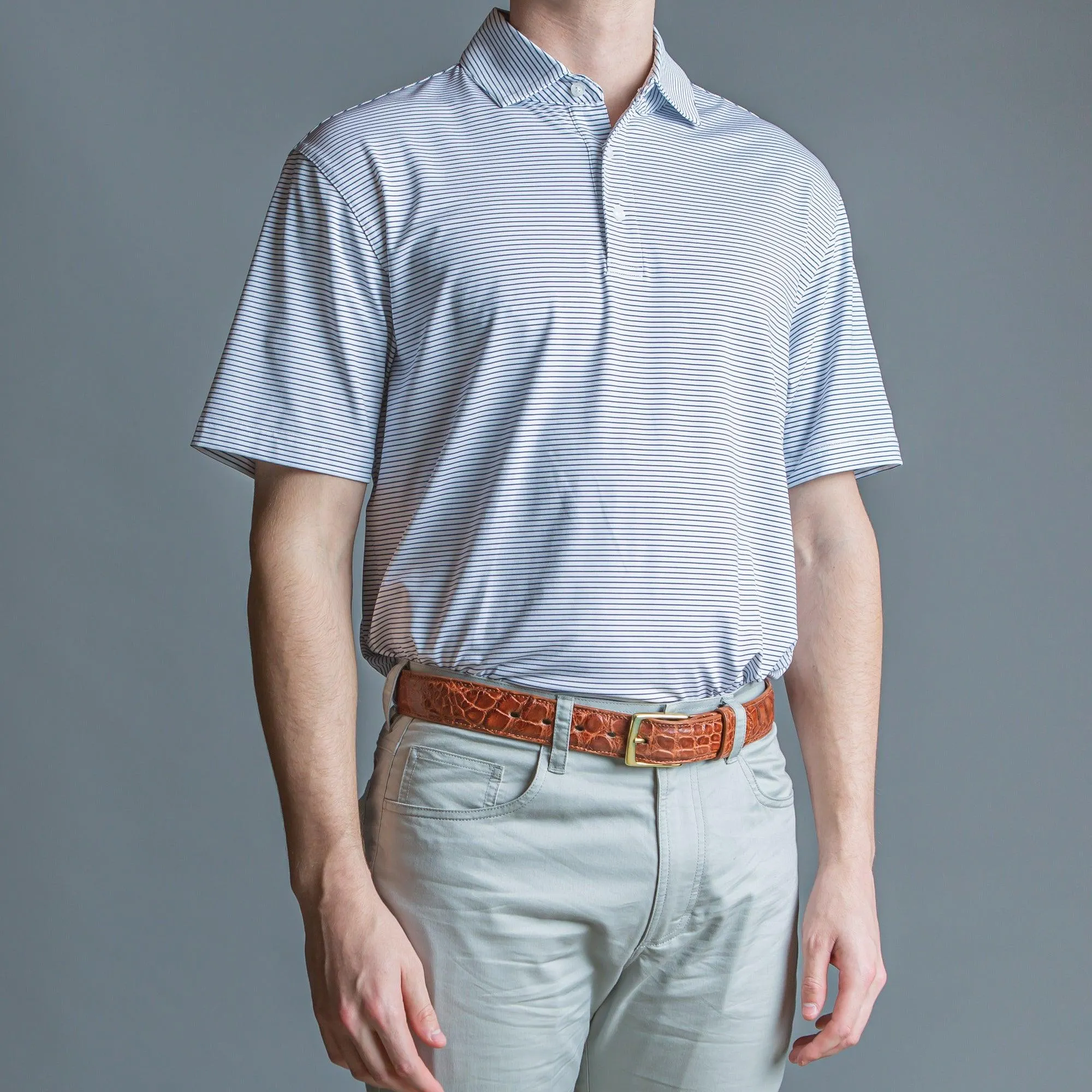 Polo de Performance Birdie Stripe