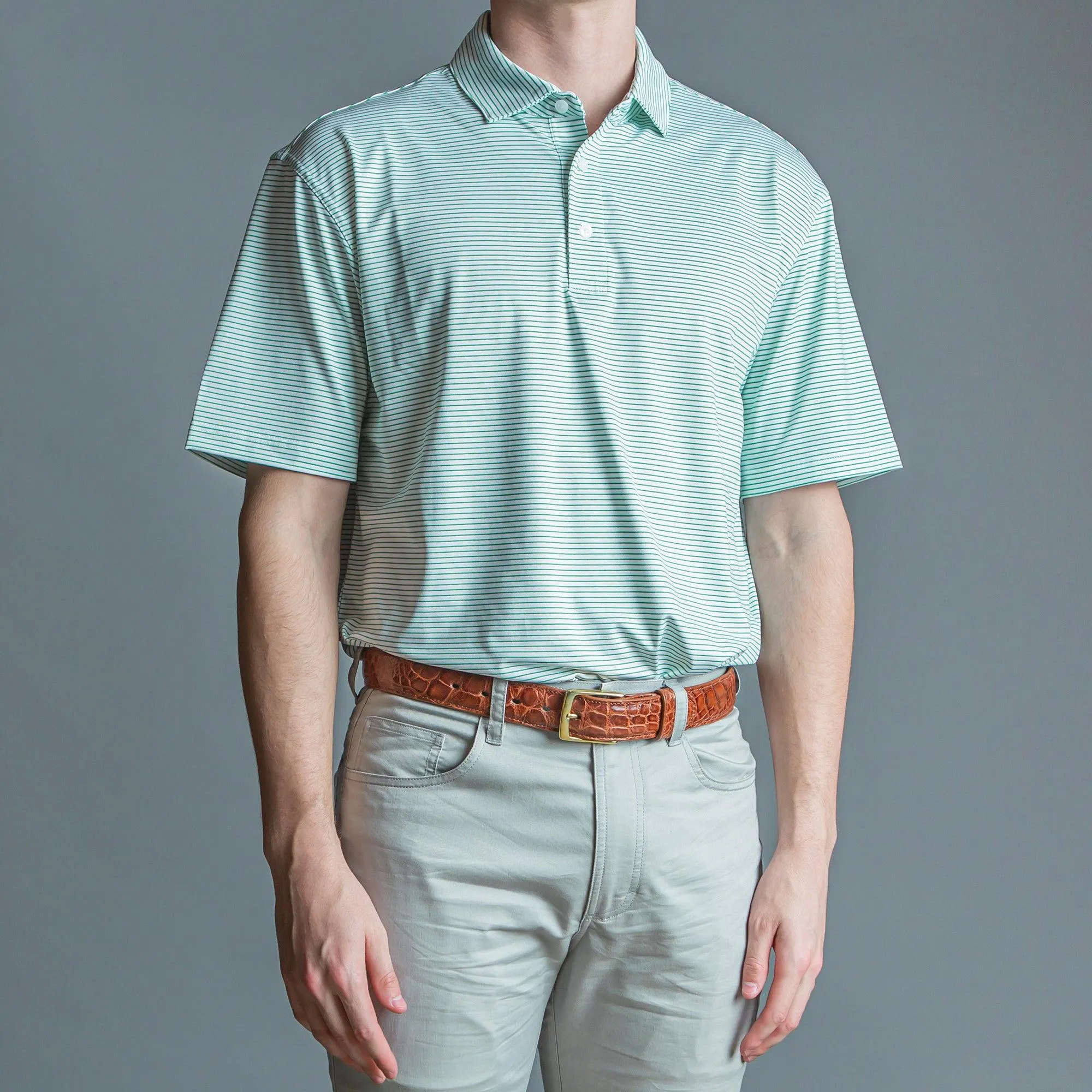 Polo de Performance Birdie Stripe