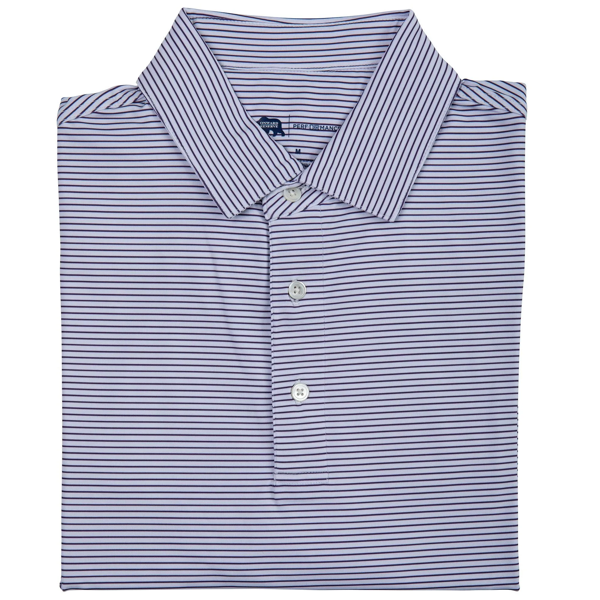 Polo de Performance Birdie Stripe